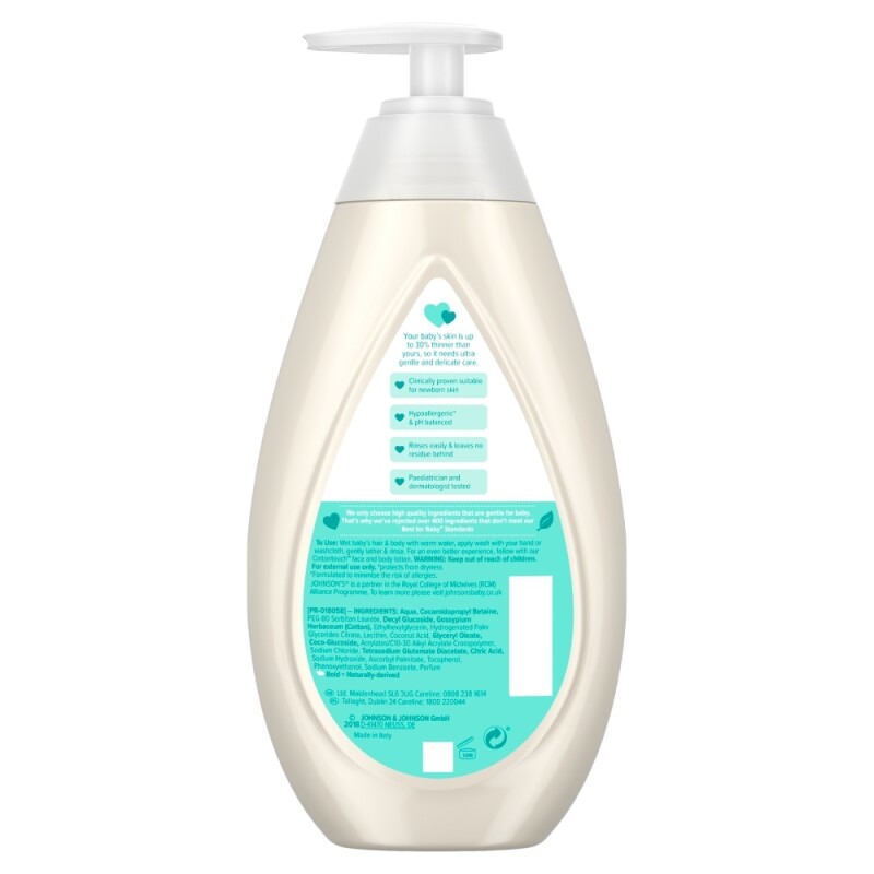 Johnsons Baby Cotton Touch 2 in 1 Bath and Wash 500ml ...