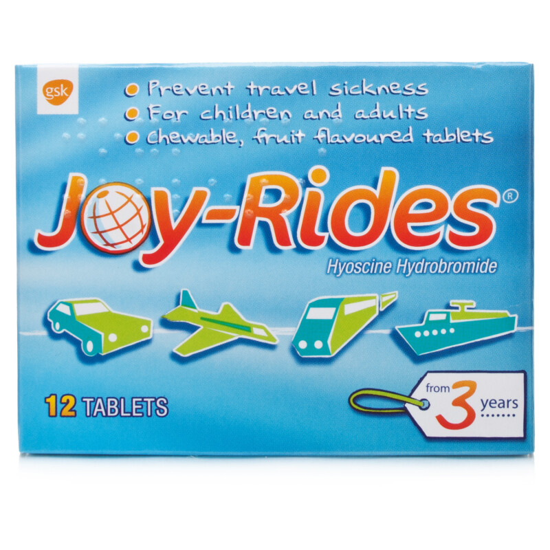 travel sickness tablets for 2 year old