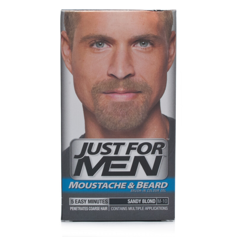 Just For Men Moustache & Beard Brush - In Colour - Sandy Blond
