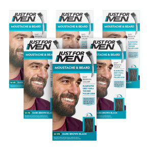Just For Men Moustache & Beard Dark Brown Hair Dye M-45