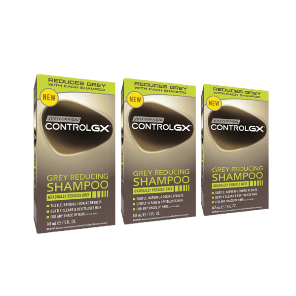 Just For Men Control GX Grey Reducing Shampoo Triple Pack