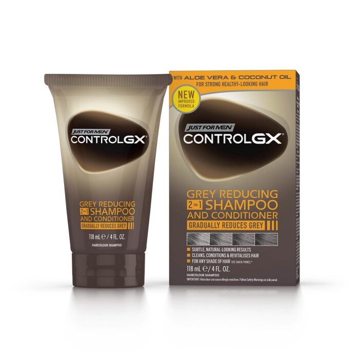 Image of Just For Men Control GX Grey Reducing Shampoo and Conditioner