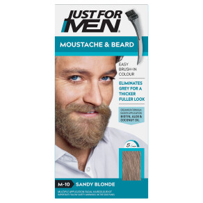 Just For Men Moustache & Beard Sandy Blonde Hair Dye M-10