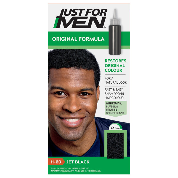 Just For Men Original Formula Jet Black Hair Dye H-60