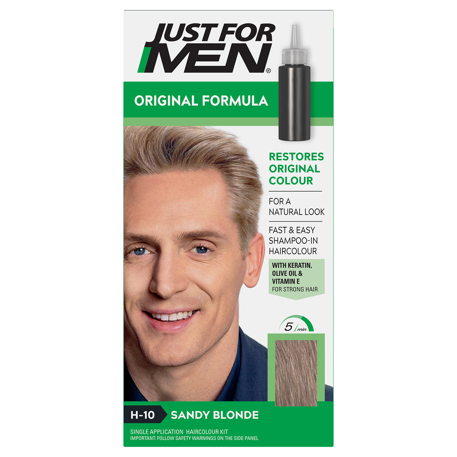 Just For Men Original Formula Sandy Blonde Hair Dye H 10