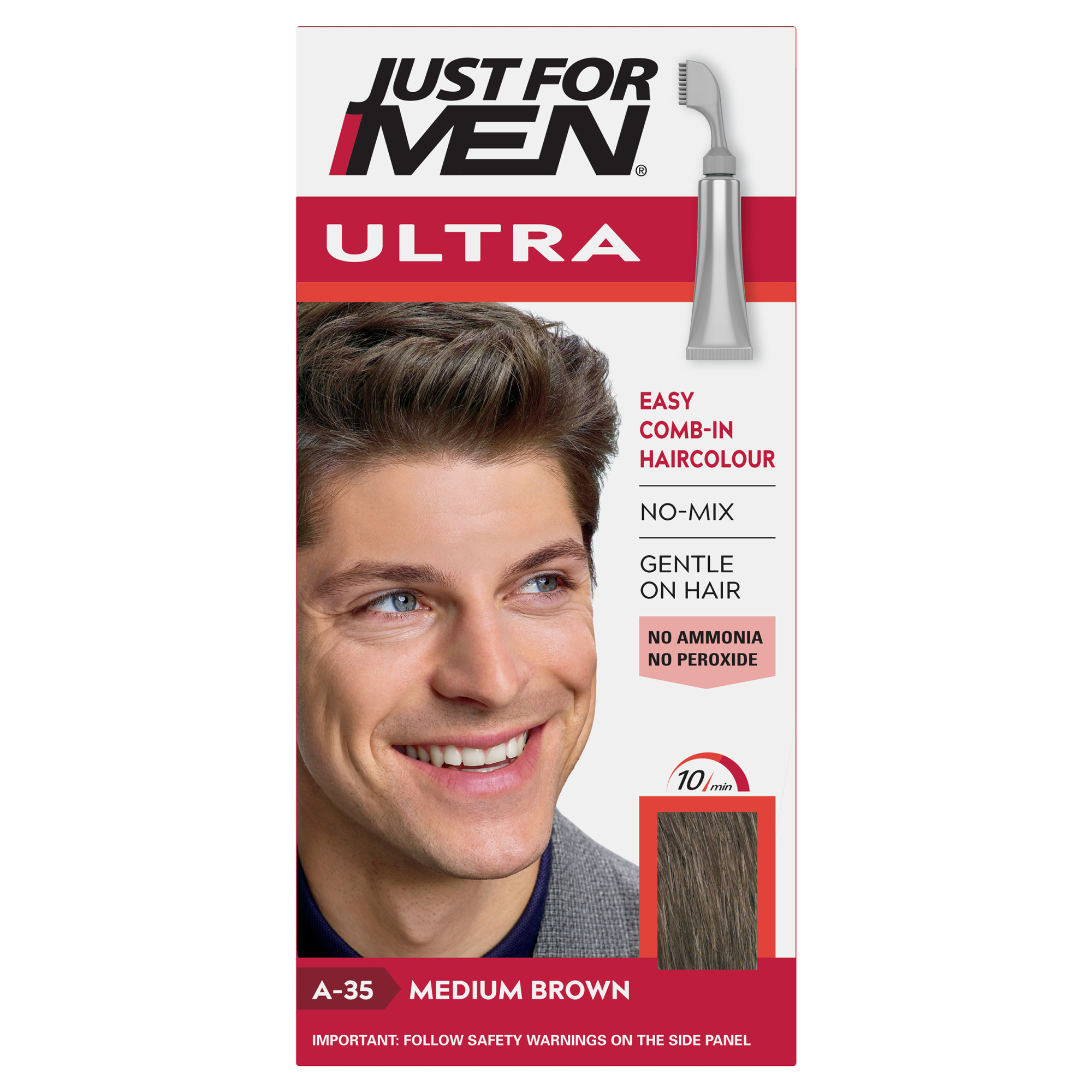 Just For Men Ultra Hair Dye Medium Brown A-35