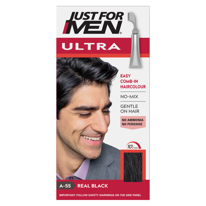 Just For Men Ultra Hair Dye Real Black A-55