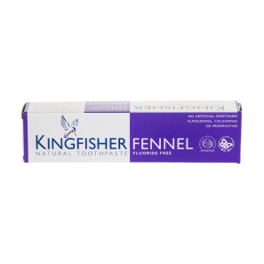  Kingfisher Natural Toothpaste Fennel Fluoride Free 