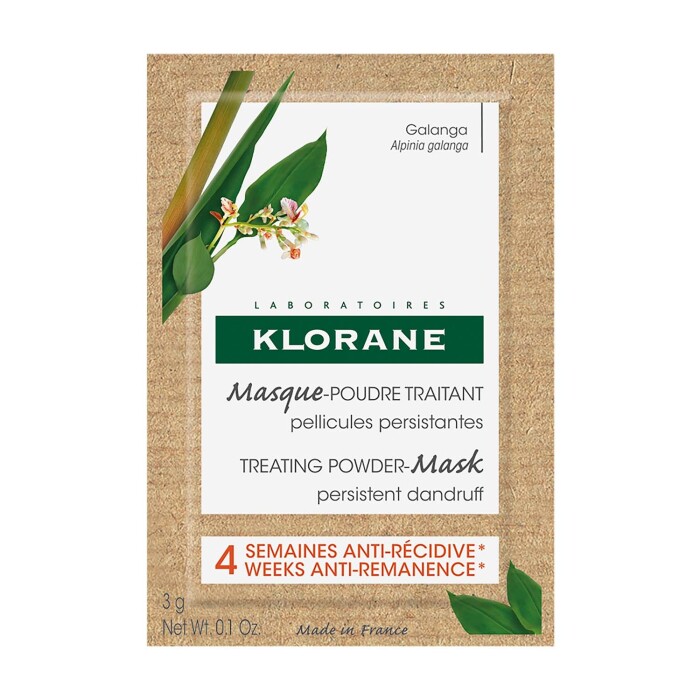 Image of Klorane Anti-Dandruff Exfoliating & Treating Powder Mask with Galangal