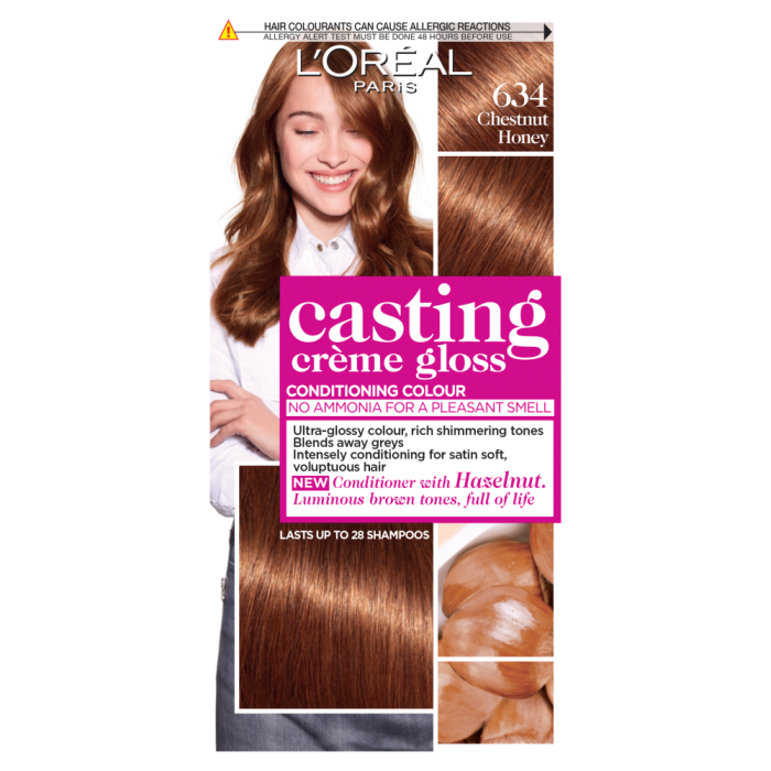 L'Oreal Paris Casting Creme Gloss 634 Chestnut Honey Hair Dye