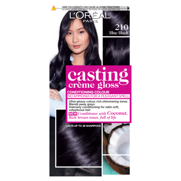LOreal Paris Casting Creme Gloss 210 Blue Black Hair Dye