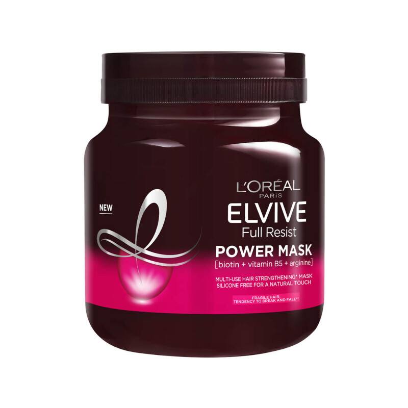 LOreal Elvive Full Resist Fragile Hair Multi-Use Hair Strengthening Power Mask with Biotin