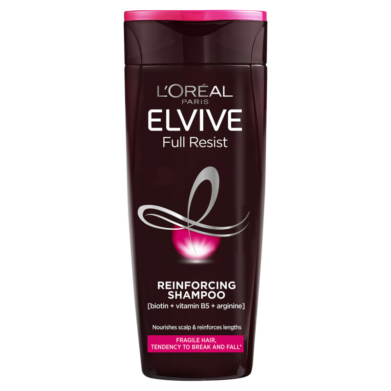 LOreal Elvive Full Resist Reinforcing Fragile Hair Shampoo with Biotin For Hair Fall 