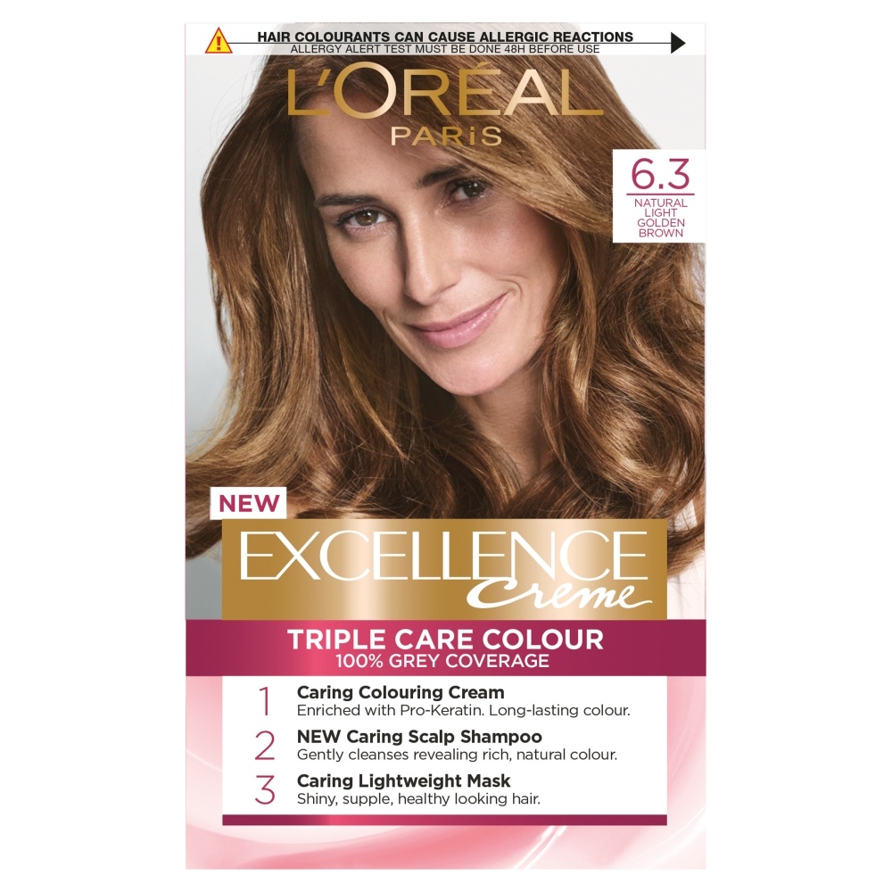 L'Oreal Paris Excellence Creme 6.3 Light Golden Brown