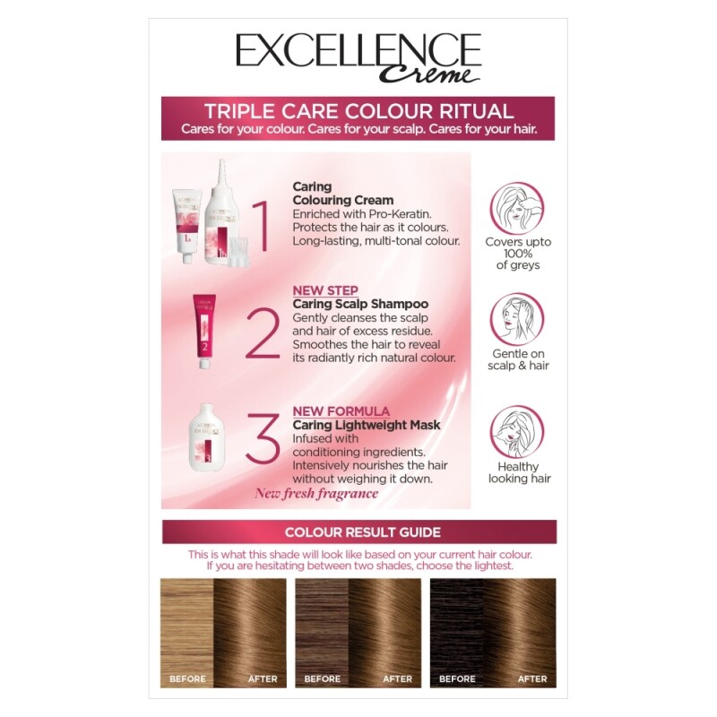 Buy L'Oreal Excellence Creme Light Golden Brown Permanent Hair Dye Buy L'Oreal Excellence Creme Light Golden Brown Permanent Hair Dye