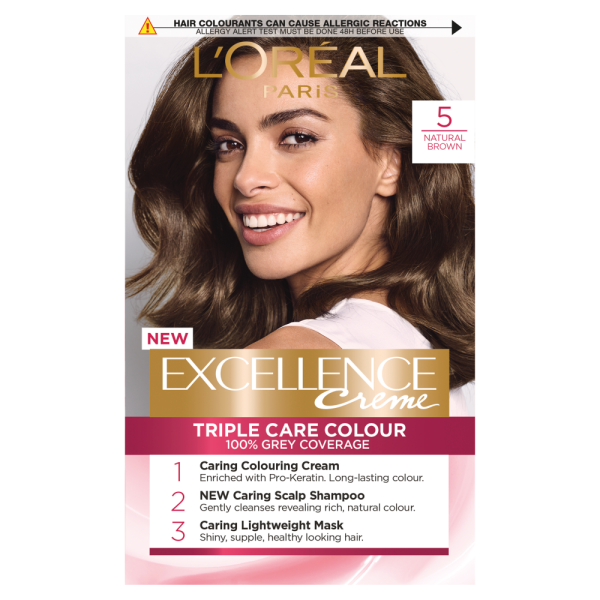 LOreal Paris Excellence Creme 5 Natural Brown Hair Dye