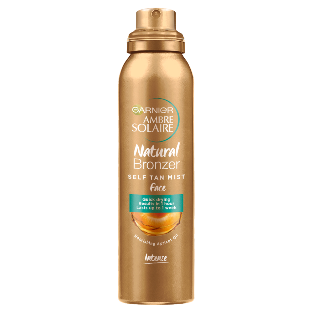 Garnier Ambre Solaire Natural Bronzer Self Tan Mist for Face Intense