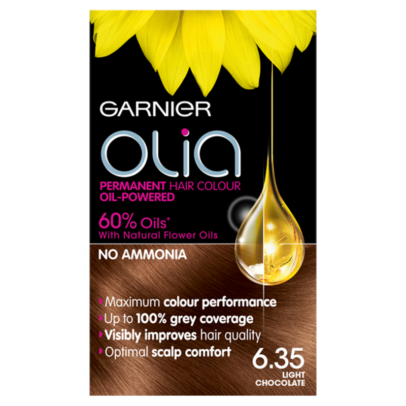 Garnier Olia 6.35 Light Chocolate Hair Dye