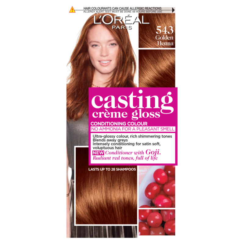 LOreal Paris Casting Creme Gloss 543 Golden Henna Hair Dye