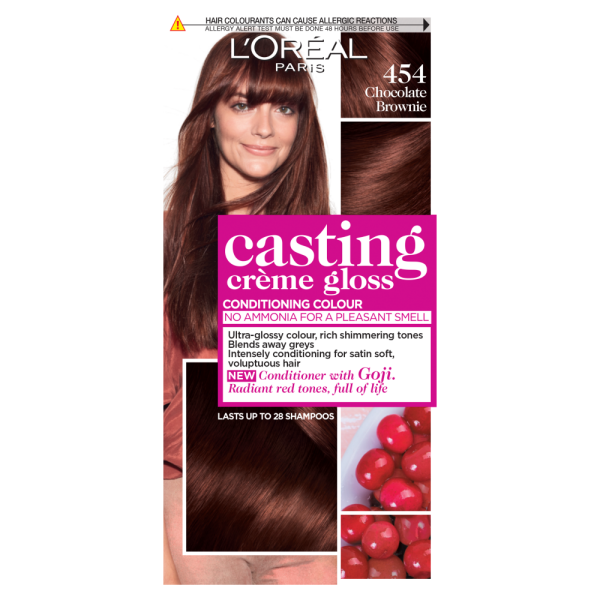 LOreal Paris Casting Creme Gloss 454 Chocolate Brownie Hair Dye