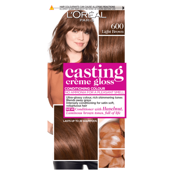LOreal Paris Casting Creme Gloss 600 Light Brown Hair Dye