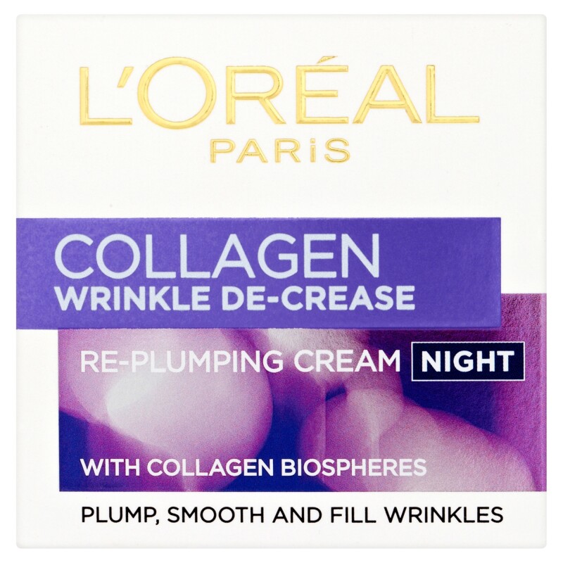 LOreal Paris Collagen Wrinkle De-Crease Night Cream