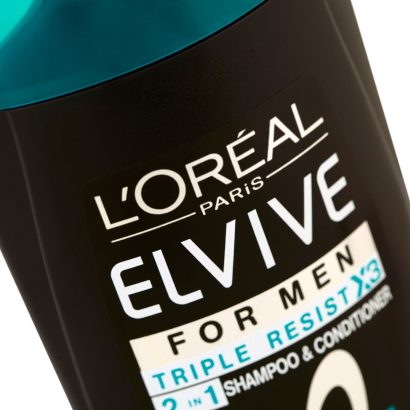 LOreal Paris Elvive for Men Triple Resist 2in1 Shampoo & Conditioner