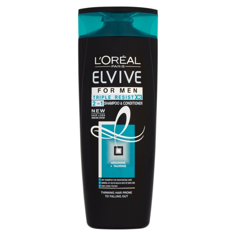 LOreal Paris Elvive for Men Triple Resist 2in1 Shampoo & Conditioner
