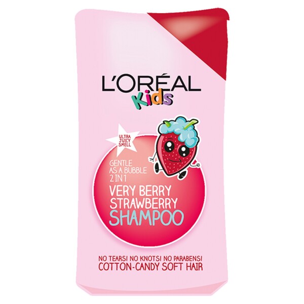 LOreal Paris Kids Extra Gentle 2-in-1 Very Berry Strawberry Shampoo