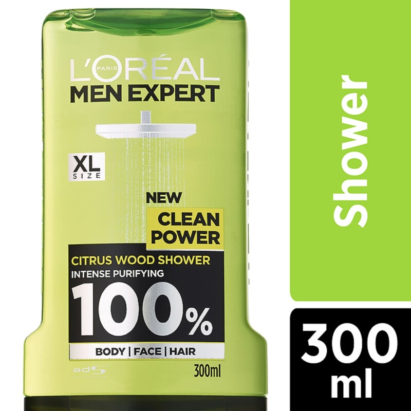LOreal Paris Men Expert Clean Power Shower Gel