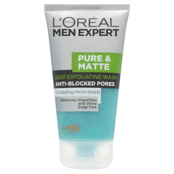 LOreal Men Expert Pure & Matte Face Scrub 150ml