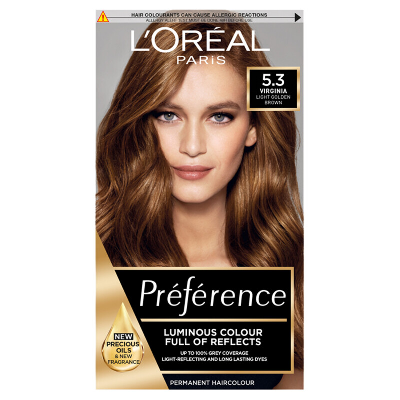 Buy L'Oreal Paris Preference  Virginia Light Golden Brown Hair Dye