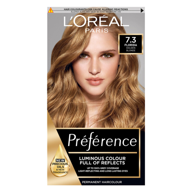 LOreal Paris Preference 7.3 Florida Golden Blonde Hair Dye