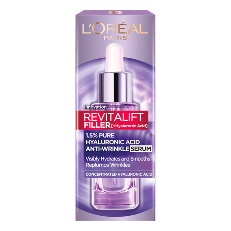 LOreal Paris Revitalift Filler Hyaluronic Acid Anti-Wrinkle Dropper Serum