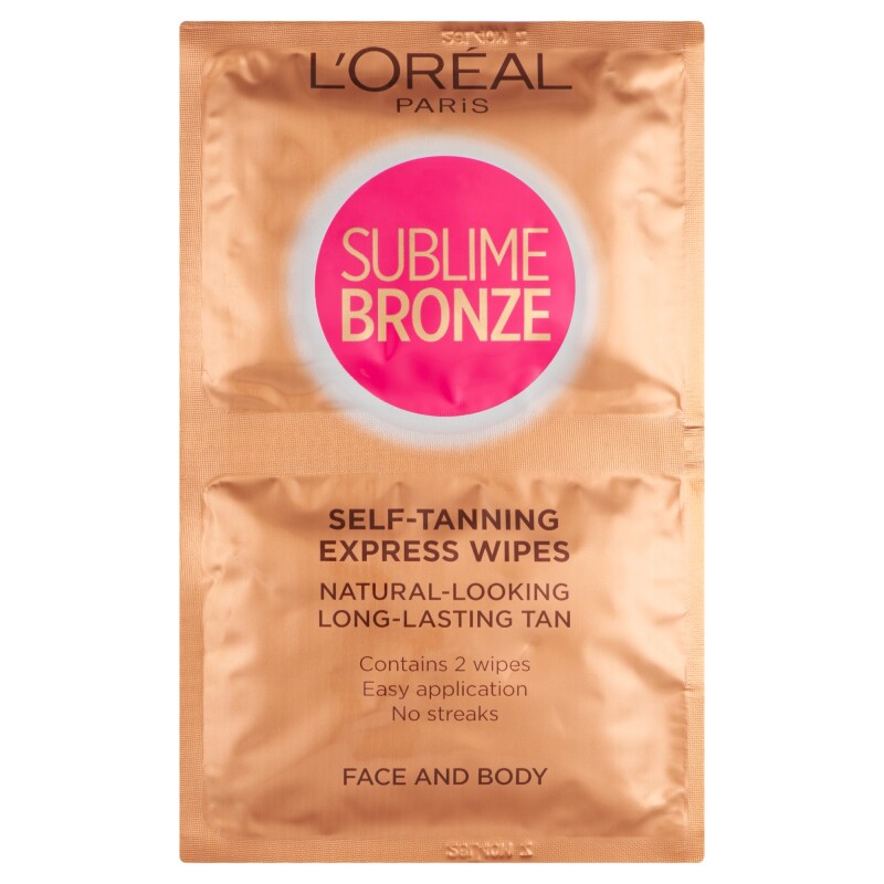 LOreal Sublime Bronze Self Tan 2 Wipes