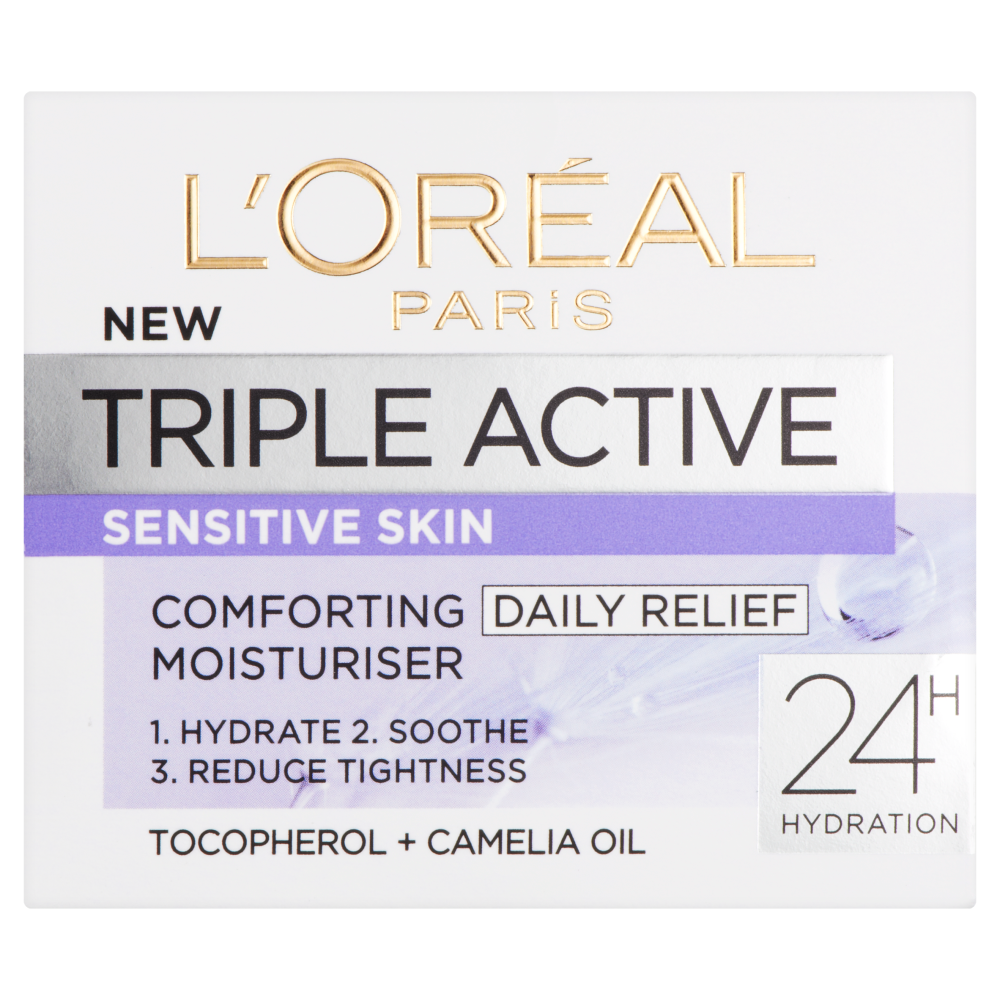 L'Oreal Paris Triple Active Day Moisturiser Sensitive Skin Review