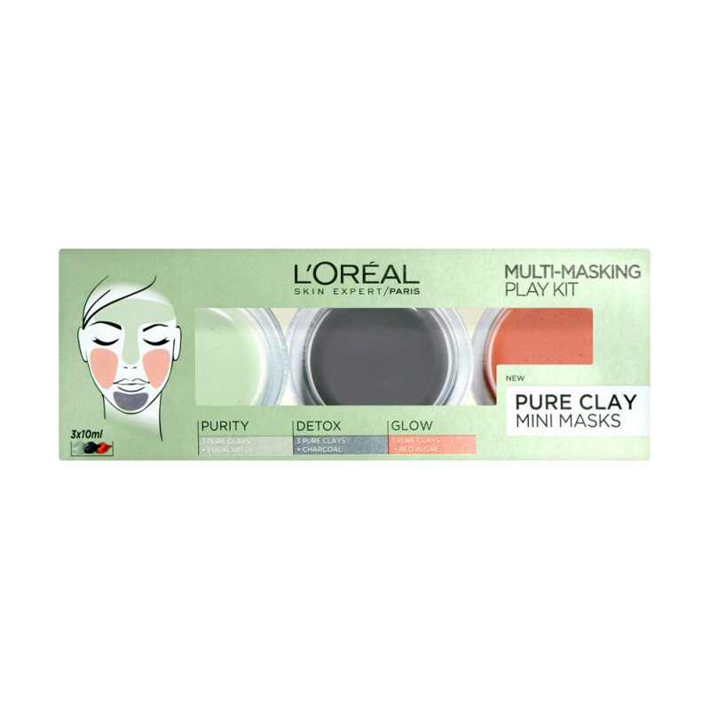 LOreal Paris Pure Clay Multi-Masking Play Kit