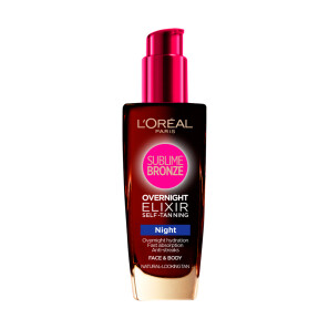  L'Oreal Sublime Bronze Self Tan Overnight Elixir Face & Body 