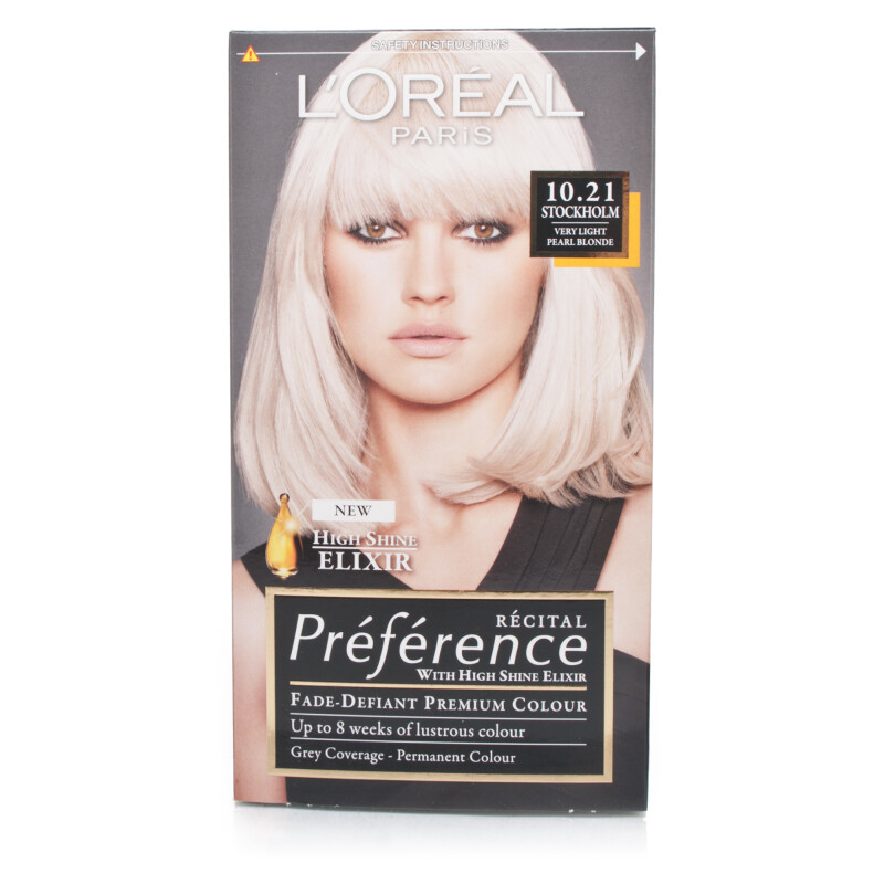 LOreal Preference Infinia 10.21 Stockholm Hair Dye