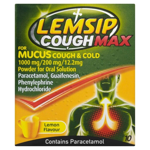 Lemsip Cough Max Mucus Cough & Cold