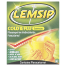 Lemsip Cold & Flu Blackcurrant Sachets