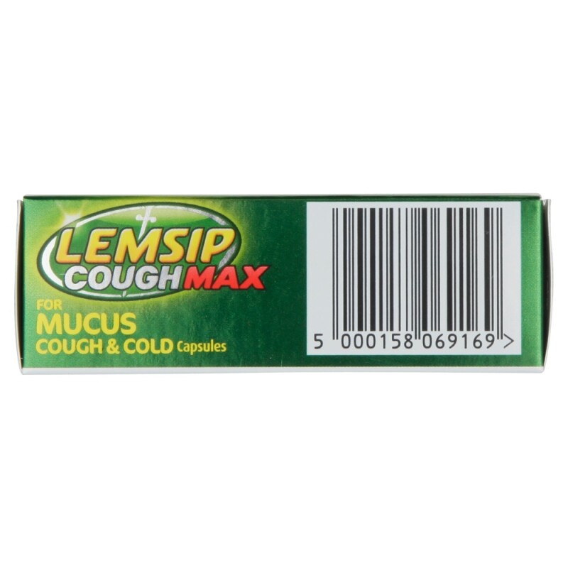 Lemsip Cough Max For Mucus Coughs & Colds Capsules