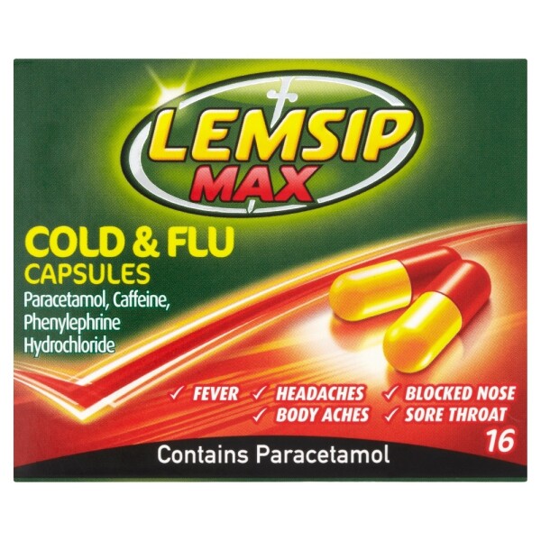 Lemsip Max Cold & Flu Capsules