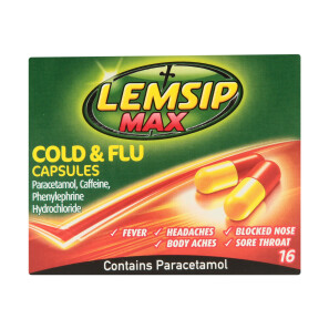  Lemsip Max Cold & Flu Capsules 