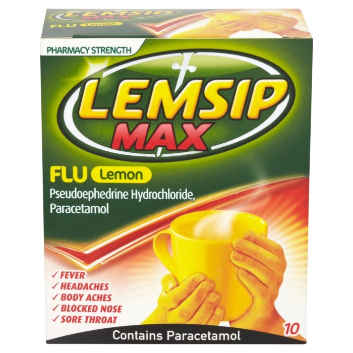 lemsip max flu lemon x 10 sachets | Lemsip max flu lemon x 10 sachets