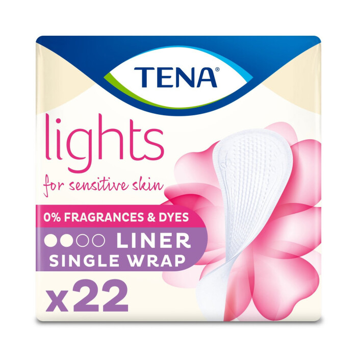 Image of lights by TENA Incontinence Liners Single Wrap