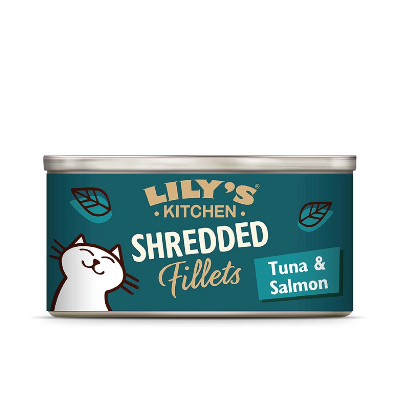 Lily's Kitchen Adult Cat Food  Shredded Fillets Tuna & Salmon in Broth 70g x 24
