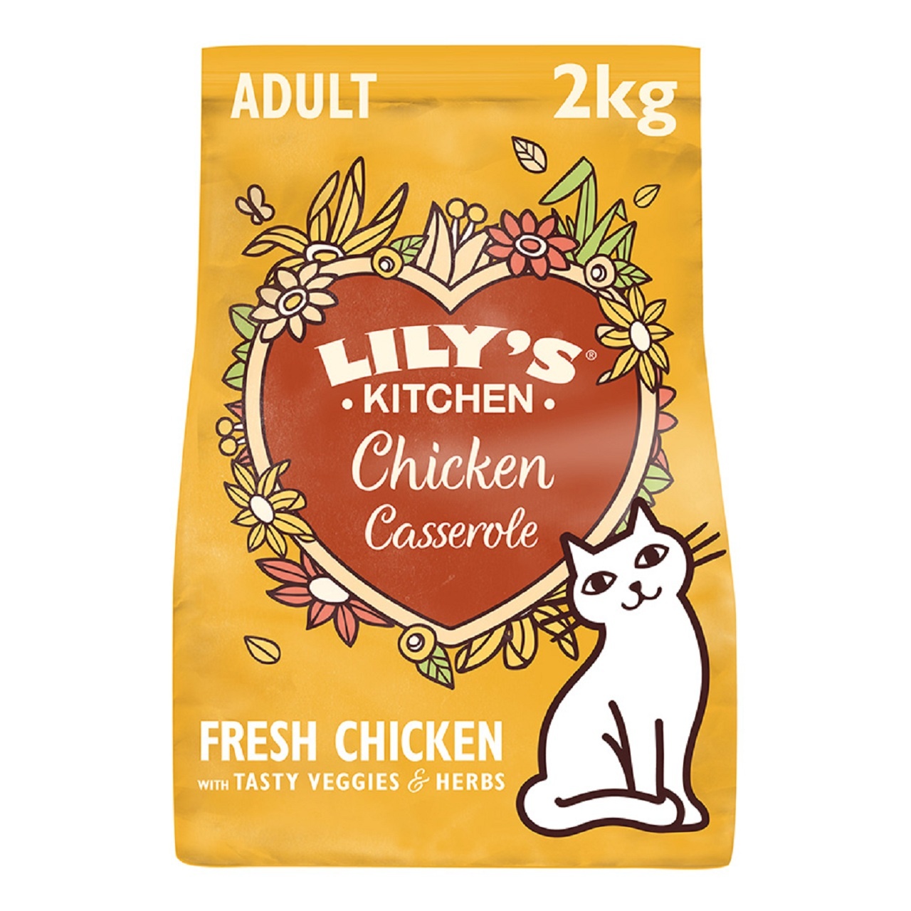 Lily's Kitchen Adult Cat Food Chicken Casserole Adult Dry Food 2kg