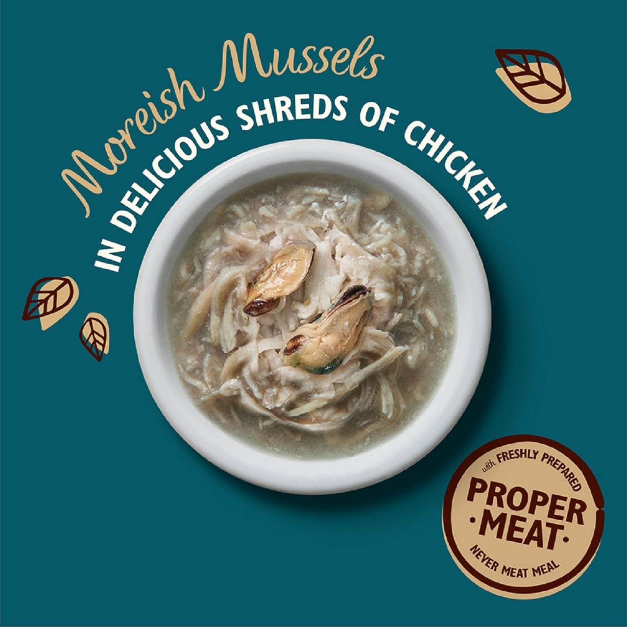 Lily's Kitchen Adult Cat Food Shredded Fillets Chicken & Mussels in Broth 70gx24