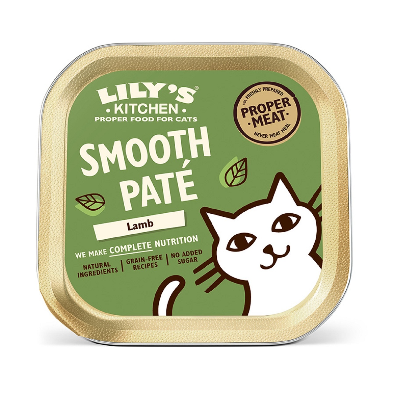 Lily's Kitchen Adult Cat Food Smooth Lamb Pate 85g x 19
